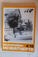 Eichsfelder heimathefte 1978 gebraucht kaufen  Lübeck