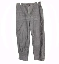 JENNI KAYNE Corduroy Ranger Trouser Pants Womens Size 10 Dark Gray Cropped, used for sale  Shipping to South Africa