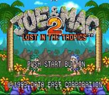 Joe & Mac 2 Lost In The Tropics - SNES Super Nintendo, usado comprar usado  Enviando para Brazil
