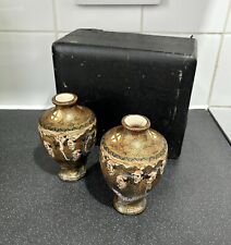 pair satsuma vases for sale  HAILSHAM
