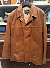 Veste cuir camel d'occasion  Trouville-sur-Mer