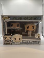 Usado, Funko Pop! Vinil: Game of Thrones - GoT - Khal and Khaleesi pacote com 2 com protetor comprar usado  Enviando para Brazil