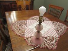 shade pink table roses lamp for sale  Leesburg