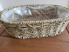 Oval seagrass basket for sale  STOKE-ON-TRENT