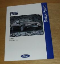 Ford brochure 1991 for sale  FAREHAM