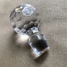 Crystal faceted decanter for sale  Fort Lee