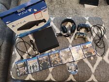 sony playstation ps4 slim 1tb console bundle used for sale  Shipping to South Africa