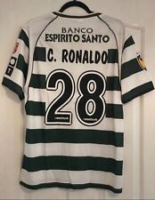 Usado, Camiseta Retro Sporting Lisboa #28 Ronaldo 2003  segunda mano  Embacar hacia Argentina