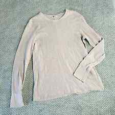 AMERICAN GIANT 100% SUPIMA COTTON GRAY BASIC LONG SLEEVE SHIRT WOMENS L for sale  Shipping to South Africa