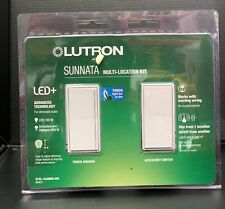 (2) Lutron Sunnata LED+ dimmer e interruptor de acessório kit de 3 vias STCL-153MRH-WH branco, usado comprar usado  Enviando para Brazil