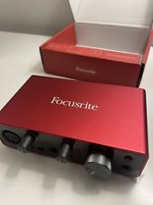 Used, Focusrite Scarlett Solo 3rd Gen USB audio interface studio podcast guitar red for sale  Shipping to South Africa