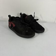 DC Court Graffik 300529-BW8 Mens Black Red Nubuck Skate Sneakers Shoes Sz 8 for sale  Shipping to South Africa