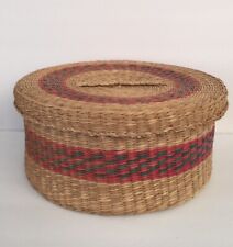 lidded basket large round for sale  Melbourne Beach