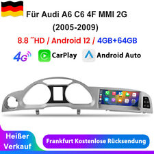 Do Audi A6 C6 4F MMI 2G 2005-2009 8.8" Android Radio samochodowe Carplay GPS NAV 4 + 64GB, używany na sprzedaż  Wysyłka do Poland