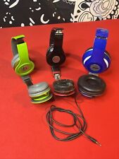 2- BEATS SOLO HD + 2BOOM Wired Headphones + Bears Case + Cord + iPhone Dongle, used for sale  Shipping to South Africa