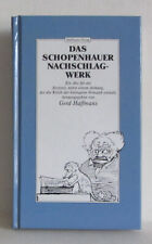 Haffmans schopenhauer nachschl gebraucht kaufen  Grullbad