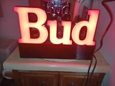 Budweiser neon sign for sale  Loves Park