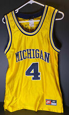Camiseta Vintage Nike Autêntica Chris Webber #4 Michigan Wolverines Tamanho 40 M EUA comprar usado  Enviando para Brazil