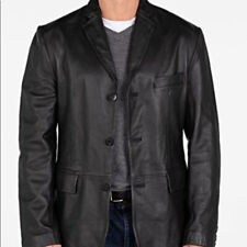 men s leather blazer coat for sale  West Palm Beach