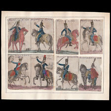 Xviiie figures hussards d'occasion  France