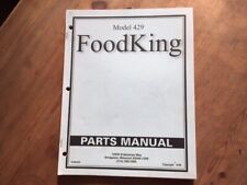 Parts manual food for sale  MELTON MOWBRAY