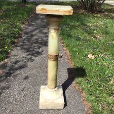 Antique alabaster pedestal for sale  Saratoga Springs