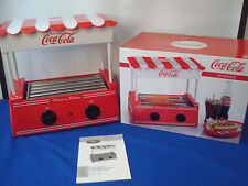 Used, Coca Cola Tabletop Rolling Hot Dog Grill Cooker Machine + Bun Warmer Electric for sale  Shipping to South Africa
