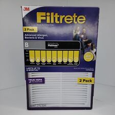 2-PACK Filtrete B ALLERGEN BACTERIA VIRUSES AIR PURIFIER FILTER Holmes HAP8650 B for sale  Mountain Grove