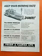 Bond minicar advert. for sale  Ireland