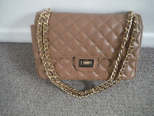 Italian Genuine Leather quilted handbag with chain strap - Beige for sale  Shipping to South Africa