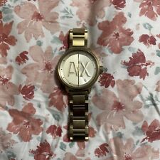 Reloj Armani Exchange AX1363 Acero Inoxidable Oro - (Ver fotos Leer Desc) segunda mano  Embacar hacia Argentina