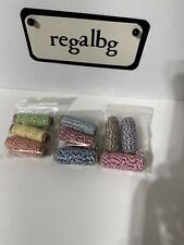 Used, LOT  of Crafter's Square BAKERS TWINE 9 Colors for sale  Shipping to South Africa