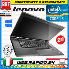 Używany, PC NOTEBOOK PORTATILE LENOVO L512 15.6" CPU INTEL I5 RAM 4GB HDD 320GB WIN 11 na sprzedaż  Wysyłka do Poland