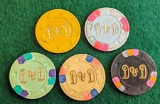 D & D Poker Casino Chips California for sale  Shipping to South Africa