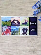 Photo Collage Fridge Magnet, Personalised Family Gift, Custom Picture Magnet, used for sale  Shipping to South Africa