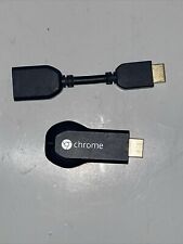 Google Chromecast (1st Generation) HDMI Media Streamer - Black Pre Owned for sale  Shipping to South Africa