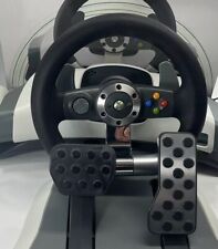 Roda de corrida sem fio Microsoft Xbox 360 com pedais Force Feedback na caixa comprar usado  Enviando para Brazil