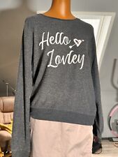 Wildfox sweatshirt grau gebraucht kaufen  Hüllhorst