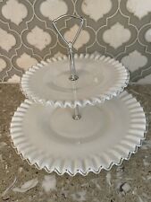 Vtg fenton white for sale  Spring Lake