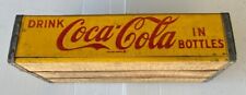 1965 Coca-Cola Yellow Wooden Crate in Excellent Condition. Rare!! for sale  Shipping to South Africa