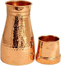 Usado, Garrafa de cobre feita à mão para quarto frasco martelado copo de cobre 1000 ml comprar usado  Enviando para Brazil