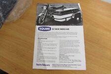 Squire box sidecar for sale  LEICESTER