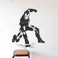 Adesivo de parede Homem de Ferro Avengers mural de parede vinil removível design de super-herói, s90, usado comprar usado  Enviando para Brazil