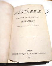 Sainte bible ostervald d'occasion  Chamalières