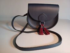 Handmade navy leather for sale  LONDON