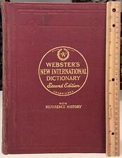 Webster’s New International Dictionary segunda edición segunda mano  Embacar hacia Argentina