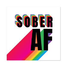 Sober rainbow typography for sale  EDINBURGH