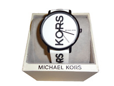 MK2829 Relógio Feminino Autêntico Charley Silicone Michael Kors Branco Preto 42mm GC comprar usado  Enviando para Brazil