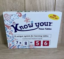 Sistema educativo de aprendizaje en el hogar Know Your Times tablas matemáticas juegos niños, usado segunda mano  Embacar hacia Mexico