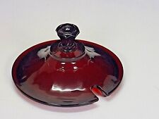 Vintage Anchor Hocking Royal Ruby Glass Sugar Bowl Slotted Lid - LID ONLY for sale  Ontario